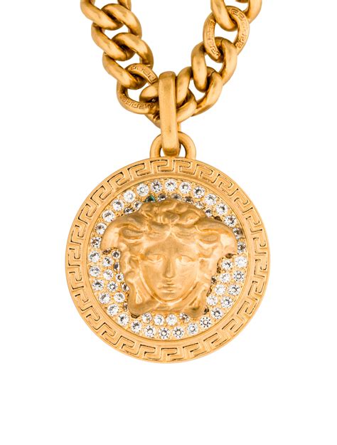 richtig dicke medusa kette versace|Versace in Gold für Damen .